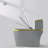 Grey Gold Dual Flush Silent Odor Proof Toilet (Seat Included)