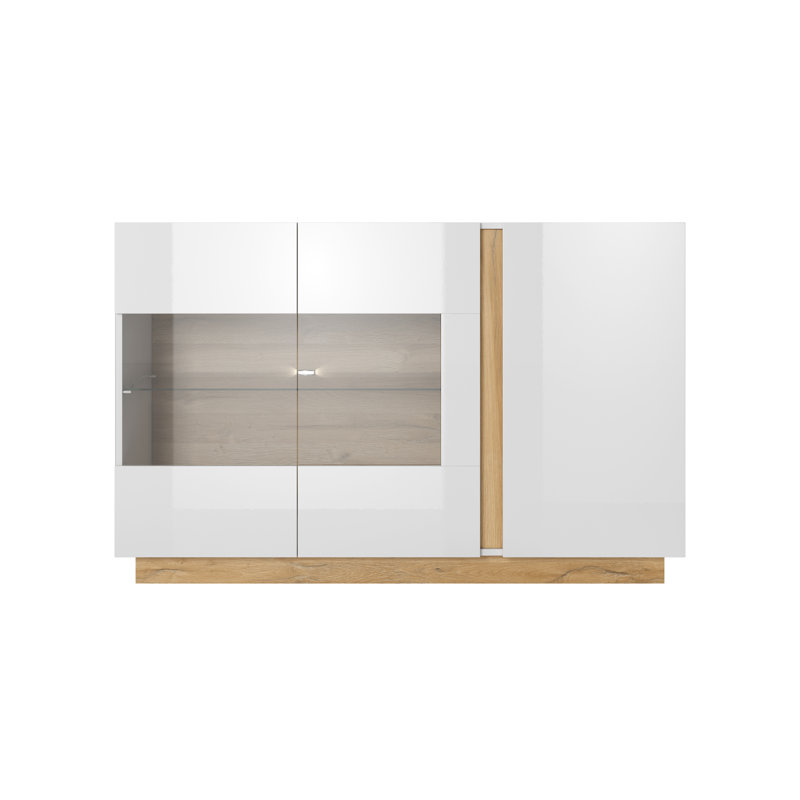 Janaiah Display Cabinet, White Gloss