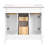 36" Bathroom Vanity with Ceramic Sink Combo Set