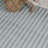 Ryansh High-Low Minimalist Scandi Striped Blue/Ivory Indoor/Outdoor Rug-1288132070