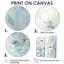 Blue Botanical Rhythms I - Art mural bleu 2 panneaux-1309381653-1309381651-1309381650