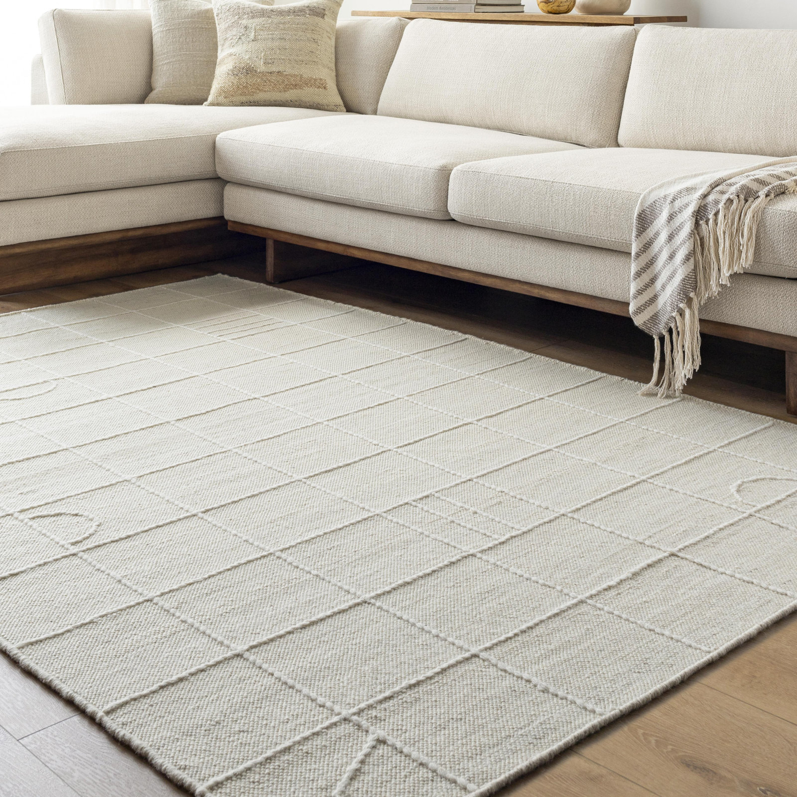 Loeb Hand-Tufted Geometric Rug, Rectangle 9' x 12'