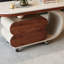 Table basse de rangement mobile en ardoise pour petit appartement-666709382-666709383