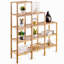 Bibliothèque pour marches en bois massif H 55,5 po x l 45 po Cania