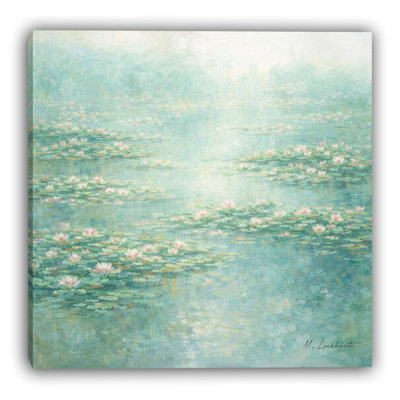 Art mural sur toile Blush Reflections Water Lily