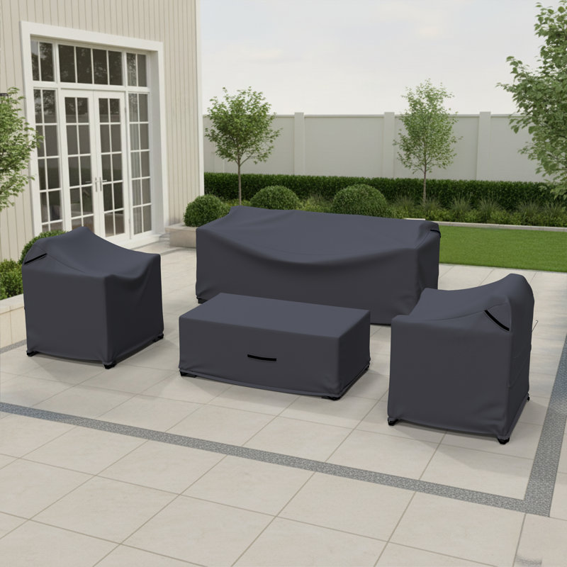 Ensemble de conversation en aluminium Brandtley