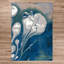 Abstrait méduse bleu océan-111451508