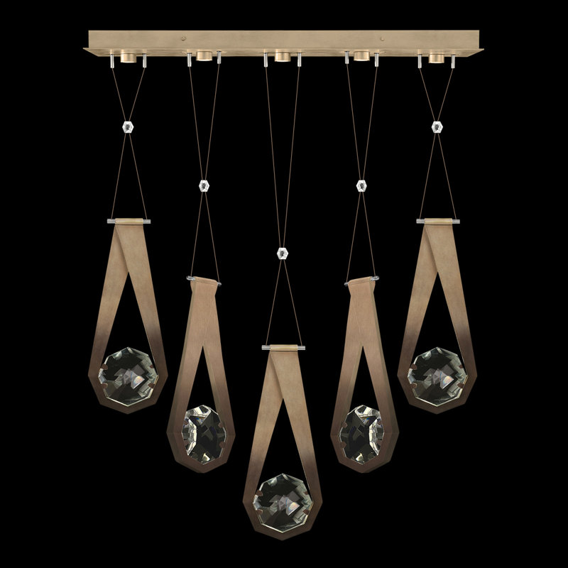Aria 5 - Light LED Pendant, Soft Ombre Bronze