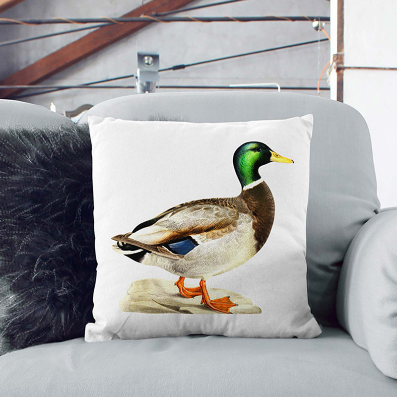 Square Throw Cushion, White, 55 x 55 cm