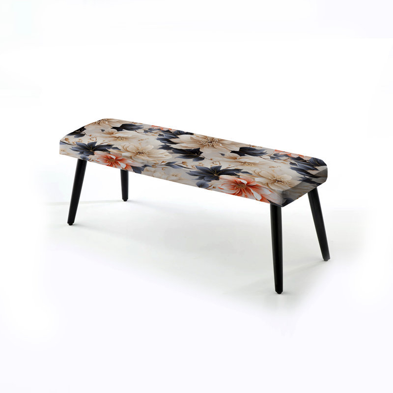 Banc rembourré Coastal Tranquil Florals