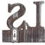 Wood 4 Wall Towel Rack