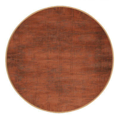 Machine Washable Abstract Brown Area Rug