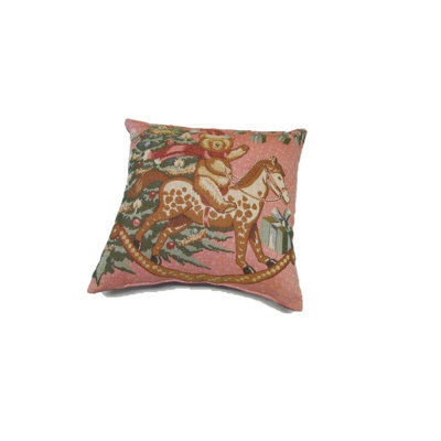 Cotton Blend Throw Pillow