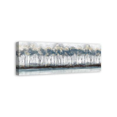 Paysage de bouleau sur toile