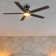 52'' Smart Ceiling Fan with Remote Control and Light Kit Included