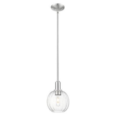 Downtown Urban - Preston - Mini-luminaire suspendu à tige sphérique 1 lumière 7 "Preston - Abat-jour