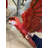 Red Flying Macaw Parrot Life Size Statue-2139874871