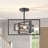 3-light Modern Semi Flush Mount 