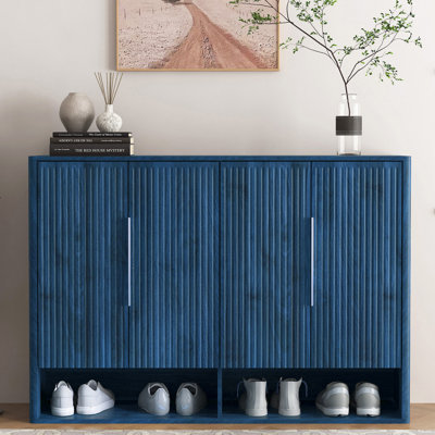 Armoire de rangement pour chaussures 30 paires avec tablettes réglables