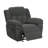 Cloudy, 43" Wide Plush Fabric Glider Recliner Chair