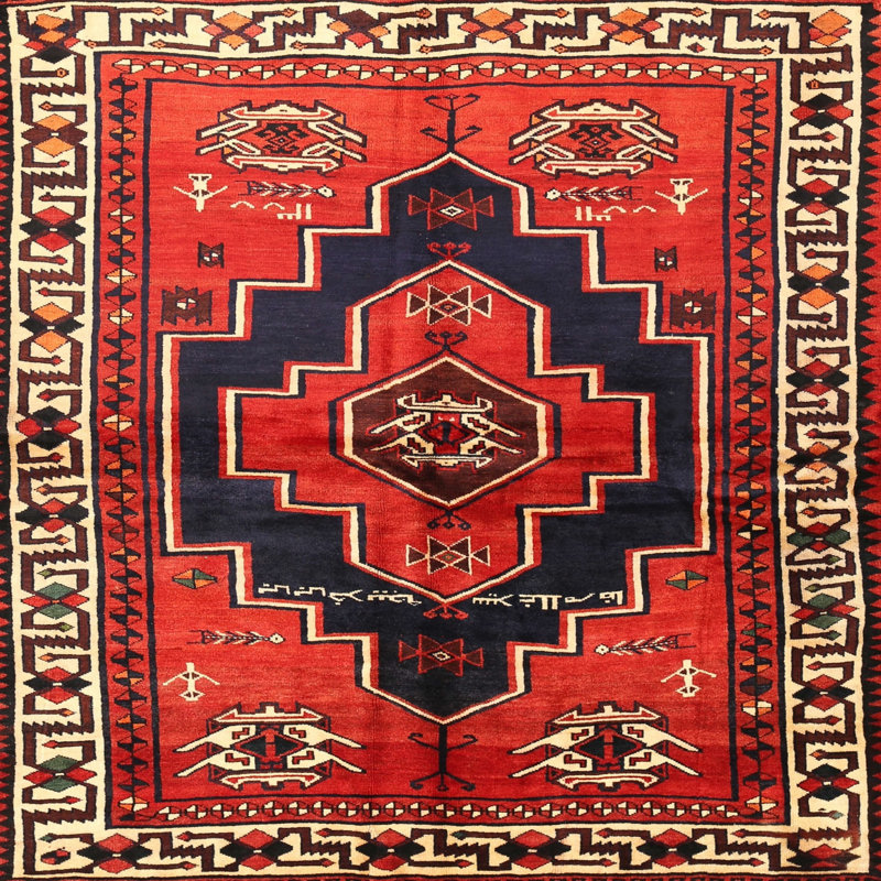 Southwestern Indoor Rug, Square 4'