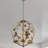Aswath 3 - Light Dimmable Globe Chandelier