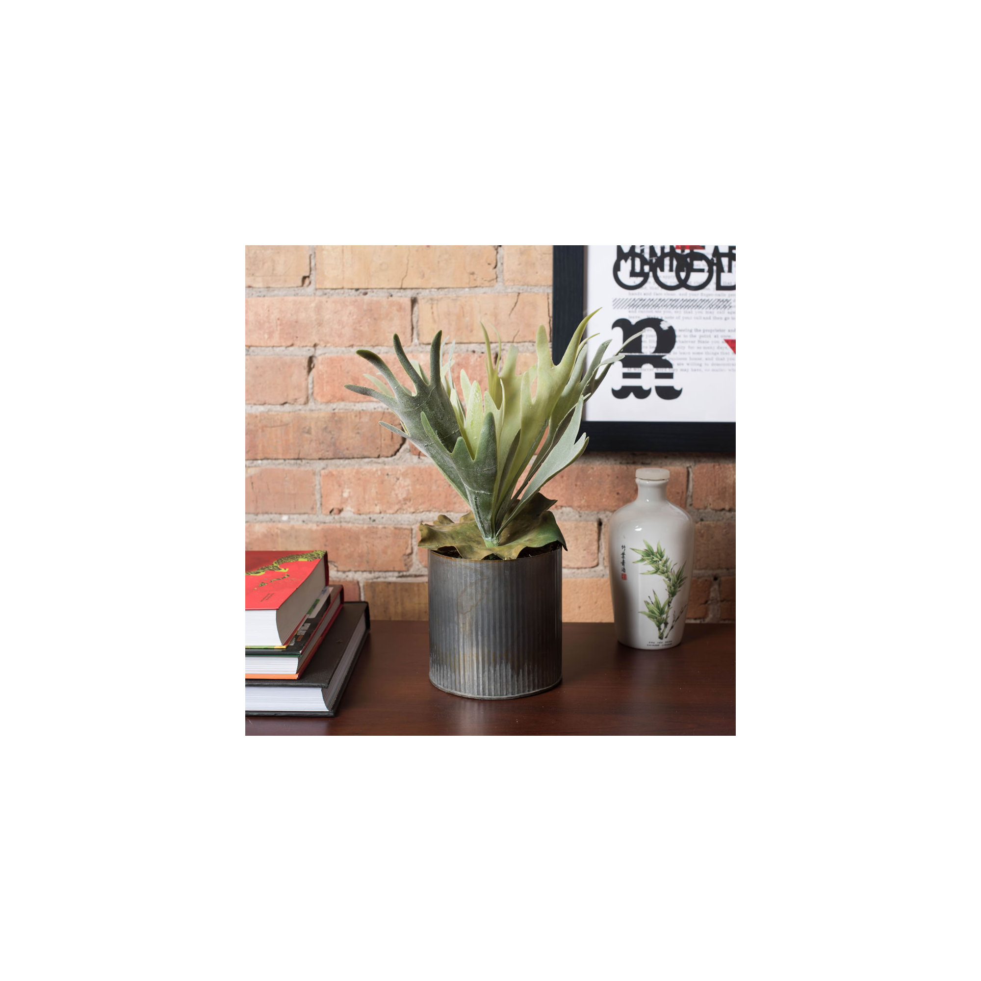 13'' Faux Fern Plant