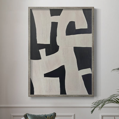 ABSTRACT Series, impression encadrée en bois massif