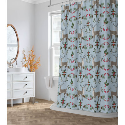Rideau de douche Botanical Deer