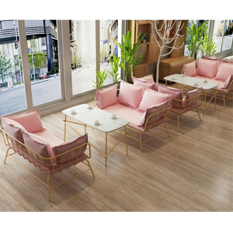 Banc rembourré en mélange de polyester Cafe Dessert
