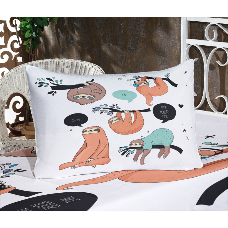 Multicolore drap-housse et coussin décoratif Ambesonne, Ensemble de draps pour très grand lit californien
