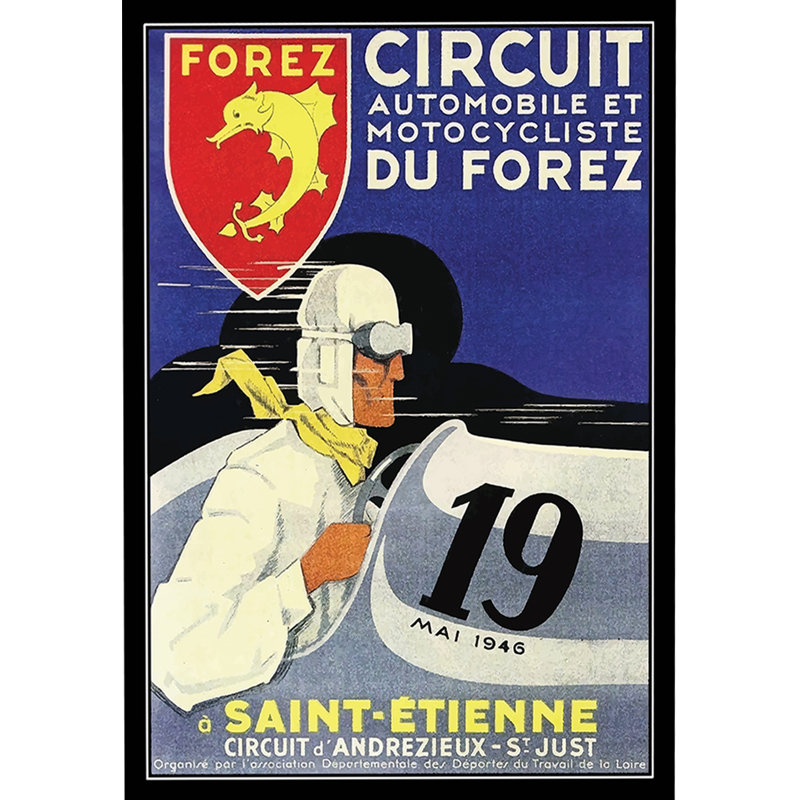 Circuit Automobile - No Frame Print, Gallery Metal, 50.7cm H x 40cm W