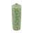 D4.7x13.8" Ceramic Cylinder Vase with Textured Green Design