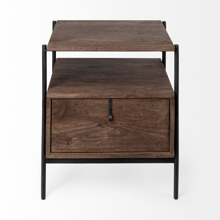 Wytse 2 - Piece Solid Wood Top Living Room Table Set
