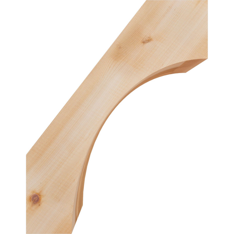Westlake Knee Brace, Western Red Cedar, 18" H x 5.5" W x 14" D, Smooth