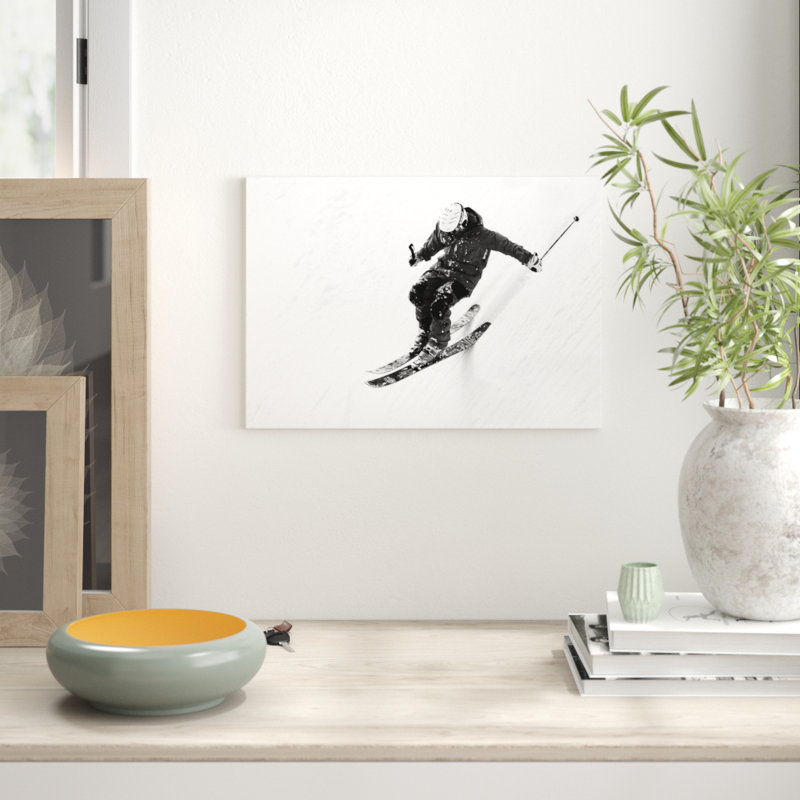 Skiing - Frameless Print, 42cm H x 59.4cm W