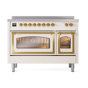 Antique White/Brass