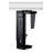 Computer Tower Wall Mount And Under Desk CPU Stand, 360 Degree Rotation, Height And Width Adjustable, Black