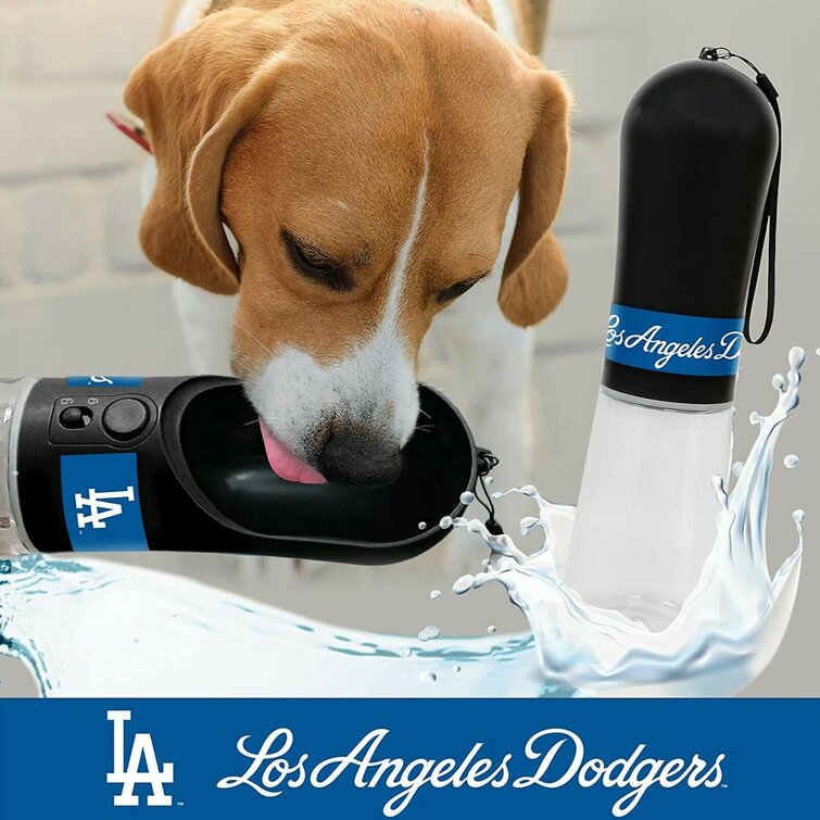 Pets First MLB Los Angeles Dodgers Portable Dog Water Bowl