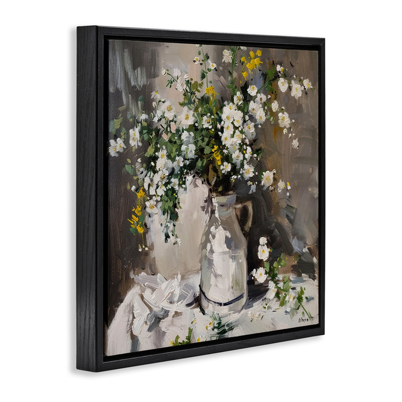 «Late Day Sun Still Life», art mural encadré sur toile flottante, design par Walker Noble, H 18 po x l 18 po