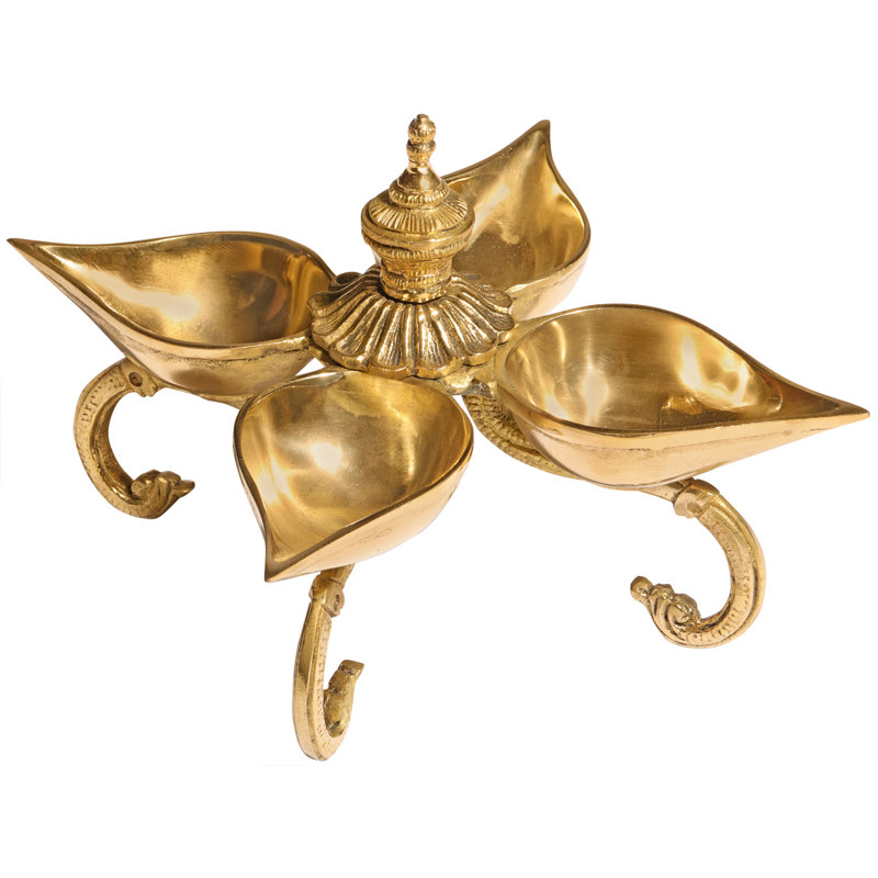 Base de lampe de table dorée 5 "