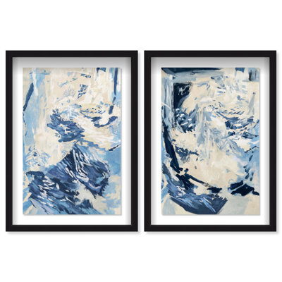 Coastal Feel Set Framed Graphic Art