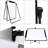 28" x 40" Foldable Double Sided Adjustable White Board