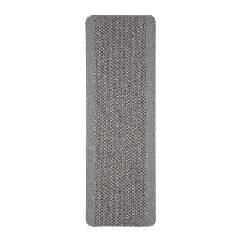 Zac Kitchen Mat, Runner 67 x 200cm, Silver