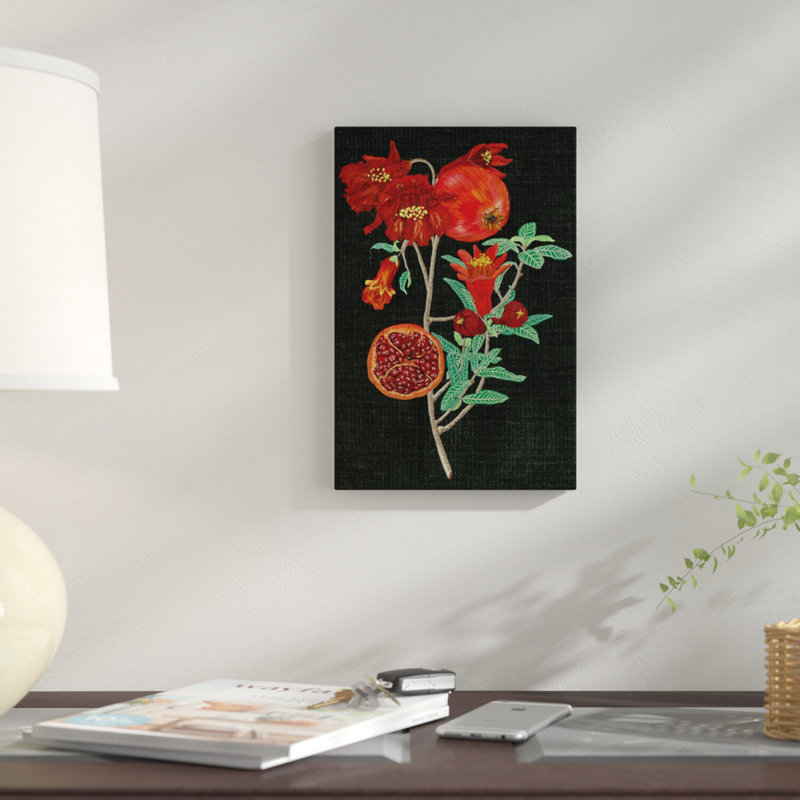 « grenades study i », reproduction d’impression sur toile, H 18 po x l 12 po x P 1,5 po, Pas de tapis, Toile tendue