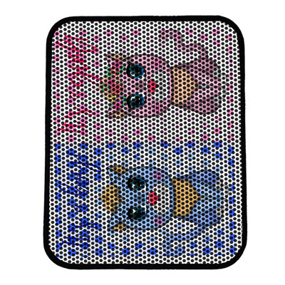 Premium Cat Litter Mat, 18 x 24 inches | 50% PVC / 50% Polyester, Machine Washable & Vacuum Friendly | Durable, Easy-Clean Design for Pet Owners | Protect Your Floors from Litter Messes