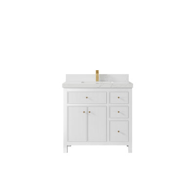 Sonoma 36'' Single Bathroom Vanity with Quartz Top