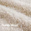 Housse de coussin décoratif en fausse fourrure 2 pièces 2 pièces Housse de coussin décoratif Sherpa