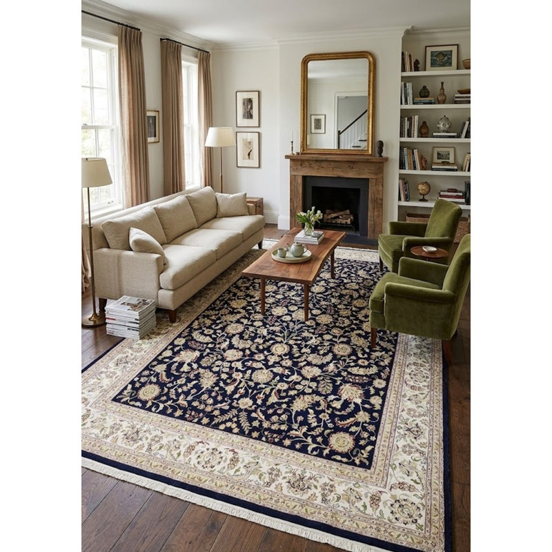 Tapis bleu Indo Nain
