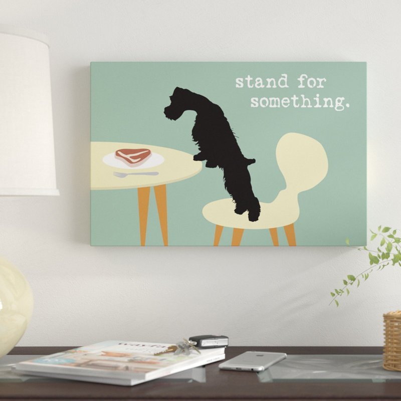«Stand for Structure», impression sur toile, H 18 po x l 26 po x P 1,5 po, Pas de tapis, Toile tendue